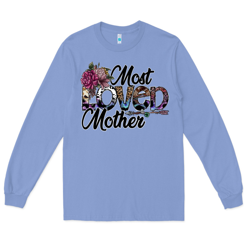 Most Loved Mother Long Sleeve Tee by SublimationCraftShop | Teevron