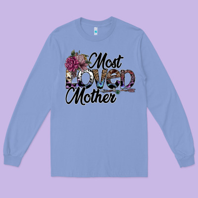 Most Loved Mother Long Sleeve Tee Designed By Sublimationcraftshop