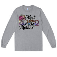 Heather Grey most loved mother Long Sleeve Tee - SublimationCraftShop