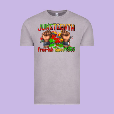 Vintage Tee juneteenth free ish since 1865