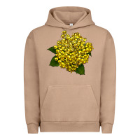 Pigment Burro Oregon Grape Flower Illustrations Urban Hoodie - LillyAllenDesigns