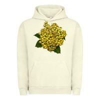 Pigment Pistachio Oregon Grape Flower Illustrations Urban Hoodie - LillyAllenDesigns