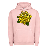 Pigment Salmon Oregon Grape Flower Illustrations Urban Hoodie - LillyAllenDesigns
