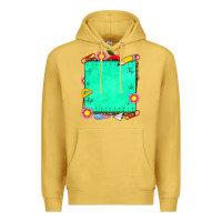 Antique Gold school add your own text Premium Hoodie - NancyCooperArtShop