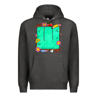 Charcoal Heather school add your own text Premium Hoodie - NancyCooperArtShop