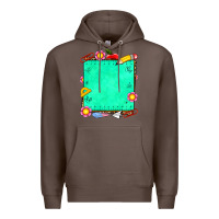 Coffee school add your own text Premium Hoodie - NancyCooperArtShop