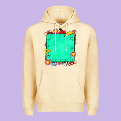 School Add Your Own Text Premium Hoodie Designed By Nancycooperartshop