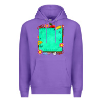 Purple school add your own text Premium Hoodie - NancyCooperArtShop