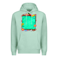 Seafoam school add your own text Premium Hoodie - NancyCooperArtShop