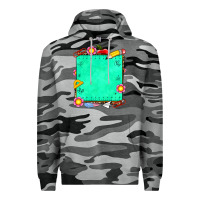 Slate Camo school add your own text Premium Hoodie - NancyCooperArtShop