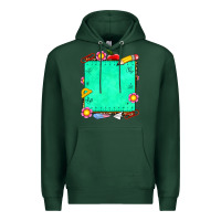 Sports Green school add your own text Premium Hoodie - NancyCooperArtShop