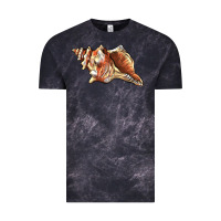 Cloud Black sea   shell Vintage Tee - BarkalooDesign
