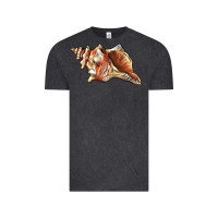 Vintage Black sea   shell Vintage Tee - BarkalooDesign
