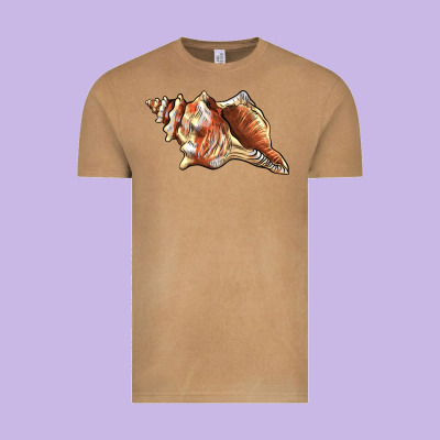 Sea   Shell Vintage Tee Designed By Barkaloodesign