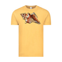 Vintage Mustard sea   shell Vintage Tee - BarkalooDesign