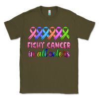 Army Green fight cancer in all colors Classic Tee - HRA Design Shop