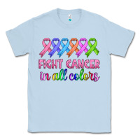 Dusty Blue fight cancer in all colors Classic Tee - HRA Design Shop
