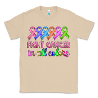 Mushroom fight cancer in all colors Classic Tee - HRA Design Shop