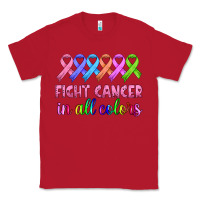 Red fight cancer in all colors Classic Tee - HRA Design Shop
