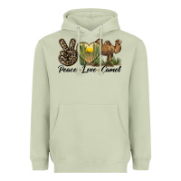 Matcha peace love camel Heavyweight Hoodie - LillyAllenDesigns