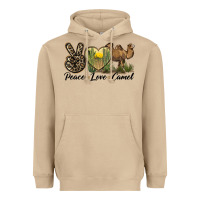 Mushroom peace love camel Heavyweight Hoodie - LillyAllenDesigns