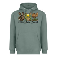Sage peace love camel Heavyweight Hoodie - LillyAllenDesigns