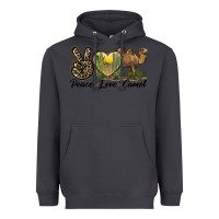 Smoke peace love camel Heavyweight Hoodie - LillyAllenDesigns