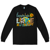 Black living on lake time Long Sleeve Tee - HRA Design Shop