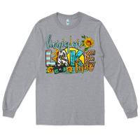 Heather Grey living on lake time Long Sleeve Tee - HRA Design Shop