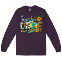 Plum living on lake time Long Sleeve Tee - HRA Design Shop