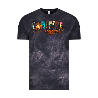 Cloud Black campfire legend Vintage Tee - Zillion Design Studio