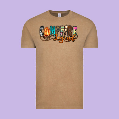 Campfire Legend Vintage Tee Designed By Zillion Design Studio