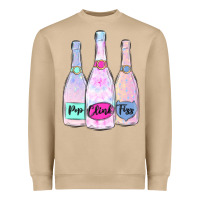 Mushroom pop clink fizz champagne bubbly Heavyweight Sweatshirt - MaliasSmallBusiness