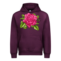 Mauve Wine Perfume Delight Rose Urban Hoodie - LillyAllenDesigns