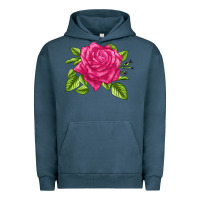 Pigment Midnight Navy Perfume Delight Rose Urban Hoodie - LillyAllenDesigns