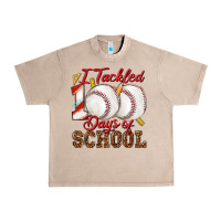 French Oak i tackled 100days of school baseball Urban Heavy Tee - texasbilliewilder