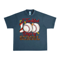 Midnight Navy i tackled 100days of school baseball Urban Heavy Tee - texasbilliewilder
