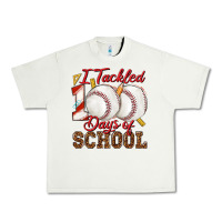 Pistachio i tackled 100days of school baseball Urban Heavy Tee - texasbilliewilder