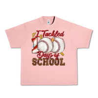 Salmon i tackled 100days of school baseball Urban Heavy Tee - texasbilliewilder