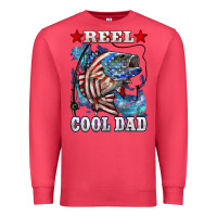Cardinal Reel Cool Dad Bass Premium Sweatshirt - LillyAllenDesigns