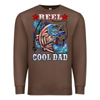 Chestnut Reel Cool Dad Bass Premium Sweatshirt - LillyAllenDesigns