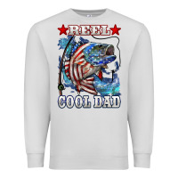 Dove Grey Reel Cool Dad Bass Premium Sweatshirt - LillyAllenDesigns