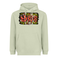 Matcha ladybug one background Heavyweight Hoodie - BarkalooDesign