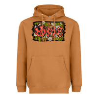 Meerkat ladybug one background Heavyweight Hoodie - BarkalooDesign