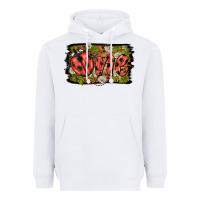 White ladybug one background Heavyweight Hoodie - BarkalooDesign