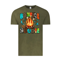 Vintage Olive bonfire Vintage Tee - Zillion Design Studio