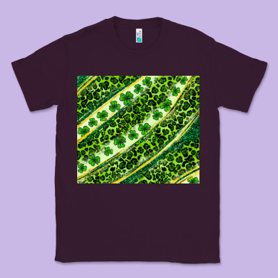 St. Patrick's Day Leopard Tumbler Classic Tee Designed By Neo Western