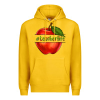 Lemon teacher life with apple Premium Hoodie - NancyCooperArtShop