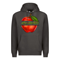 Smoke teacher life with apple Premium Hoodie - NancyCooperArtShop