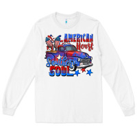 White American heart southern soul truck 4th of july Long Sleeve Tee - CowGirlArtShop